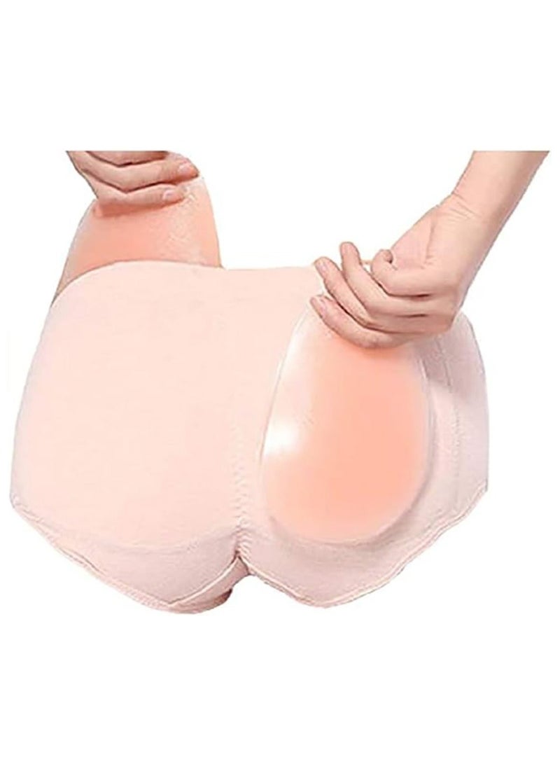 Silicone Big Pads Panties Hip Lifter Enhancer Removable Pads Padded Panties for Women Push Up Panties Seamless S