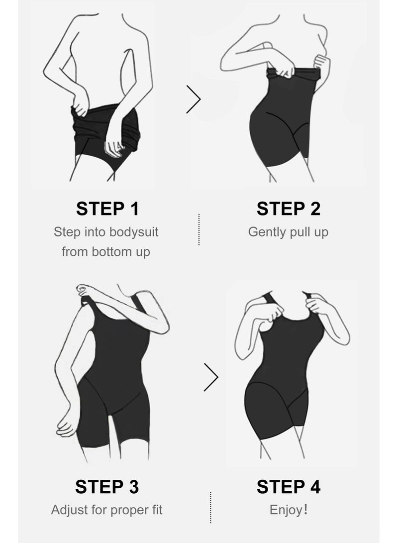 3-PACK Women's Seamless One-piece Boxer Sports Corset