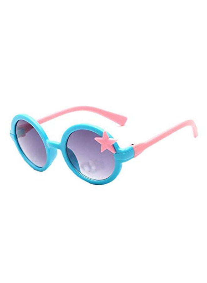 Kids' Round Cartoon Star Mirror Sunglasses