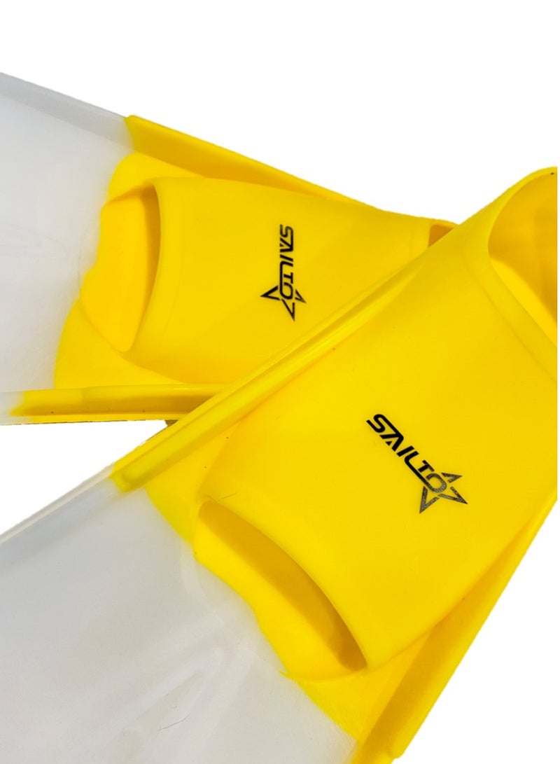 Oakura Sailto Swim Training Fins – Premium Silicone Fins for Kids, Teens, and Adults – Perfect for Enhanced Swimming Performance!