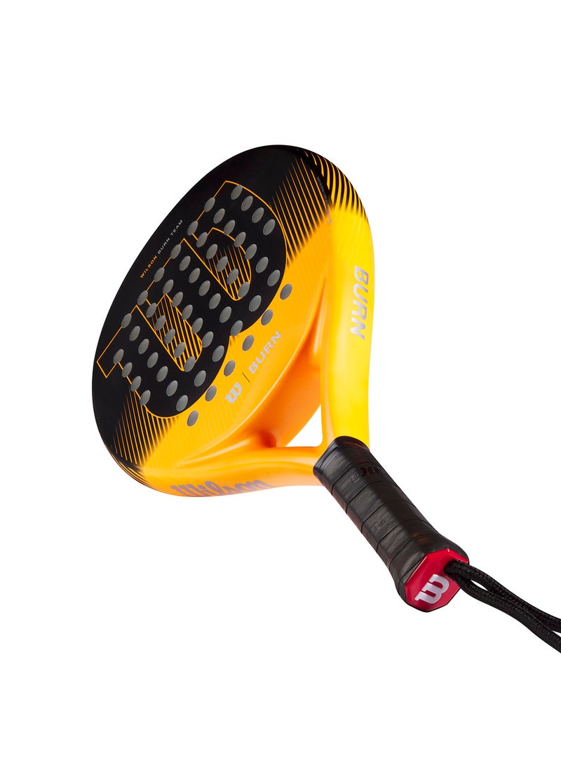 Burn Team Padel Racket L2 - Orange/Black