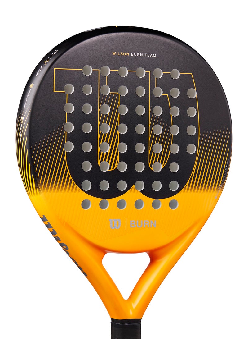 Burn Team Padel Racket L2 - Orange/Black