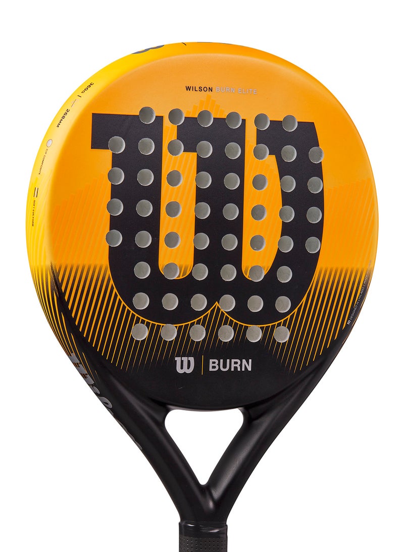 Burn Elite Padel Racket L2 - Orange/Black