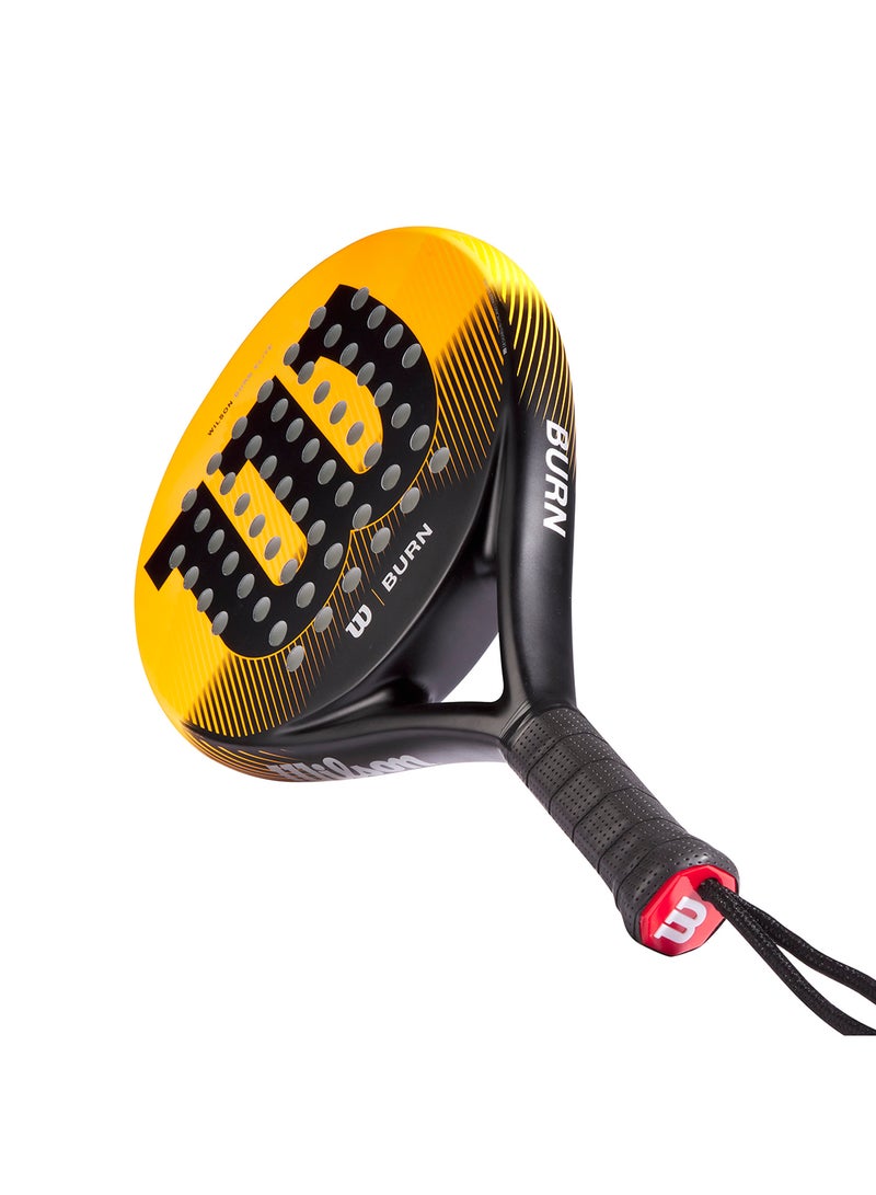 Burn Elite Padel Racket L2 - Orange/Black