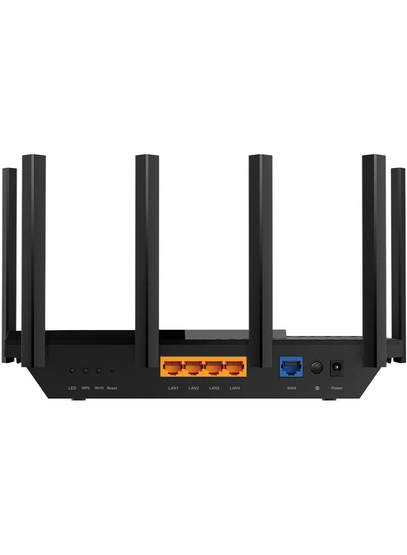 AXE5400 Tri-Band WiFi 6E Archer AXE75 Gigabit Wireless Internet Ax Router For Gaming VPN One Mesh WPA3 Black