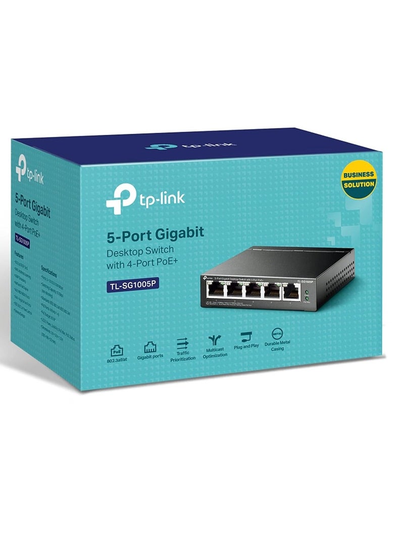 TP-Link 5 Port Gigabit Desktop Switch-TL-SG1005P