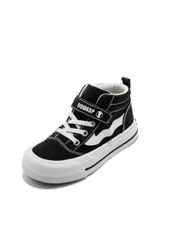 Children's Soft Soled High Top Canvas Casual Sports Board Shoes