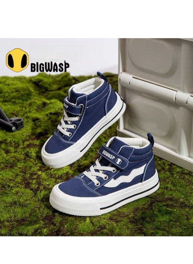 Children's Soft Soled High Top Canvas Casual Sports Board Shoes