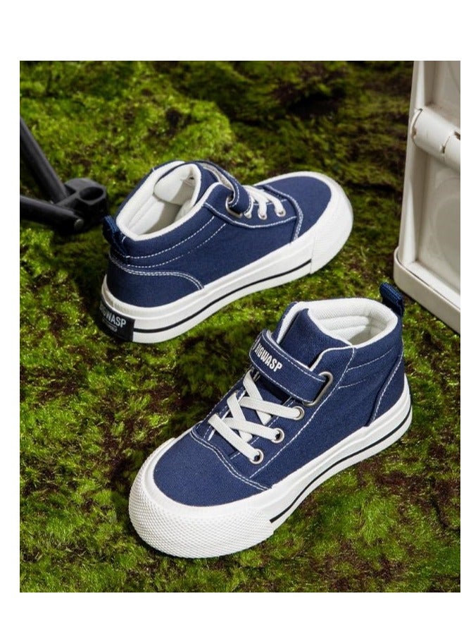 Children's Soft Soled High Top Canvas Casual Sports Board Shoes