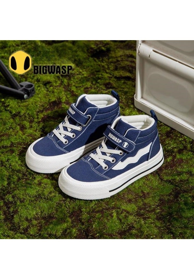 Children's Soft Soled High Top Canvas Casual Sports Board Shoes