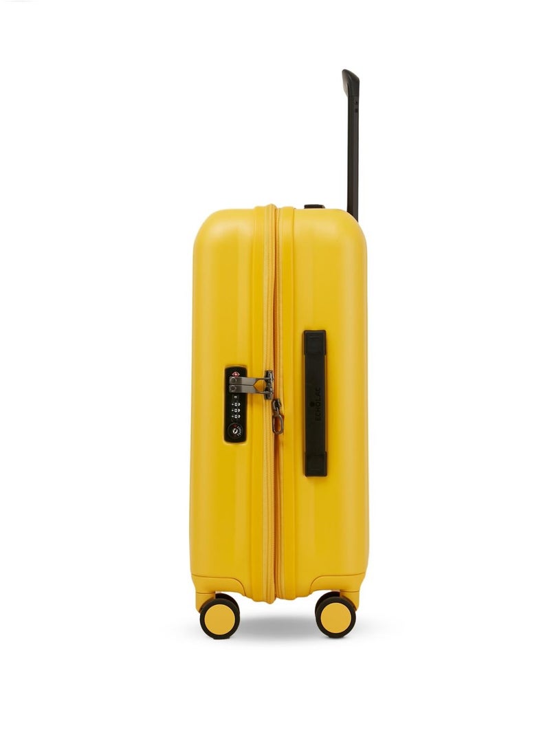 Amos Pro 54cm Cabin Luggage Trolley Yellow