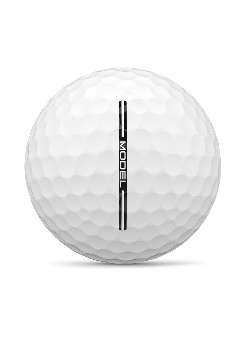 Staff Model White Golf Balls, Pack of 12