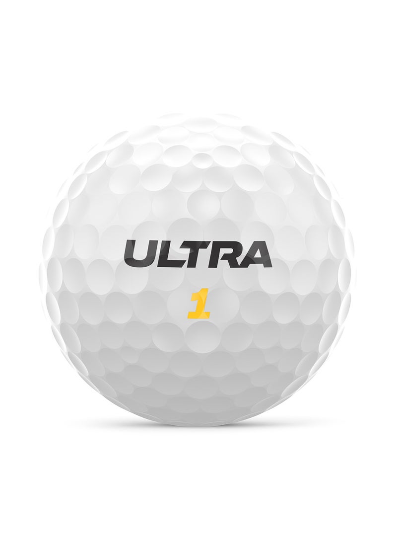 Ultra Distance 24 Pack Golf Balls, White