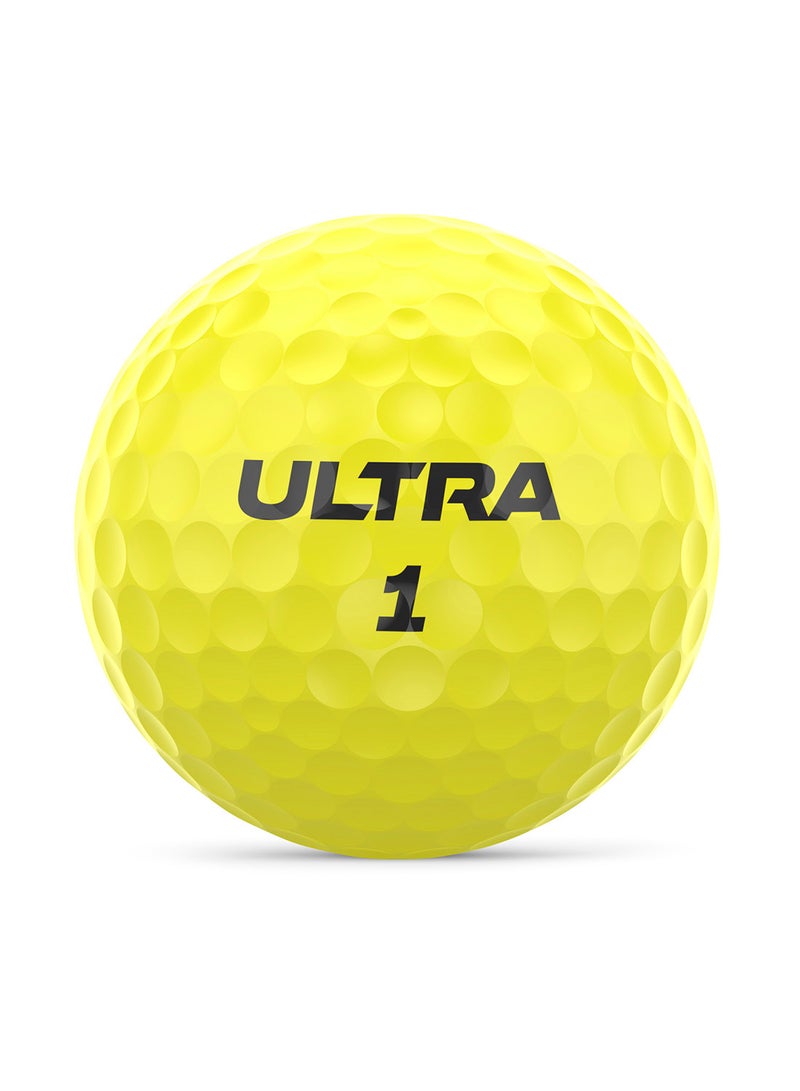 Ultra distancel Golf Balls, Pack of 15 Balls - White