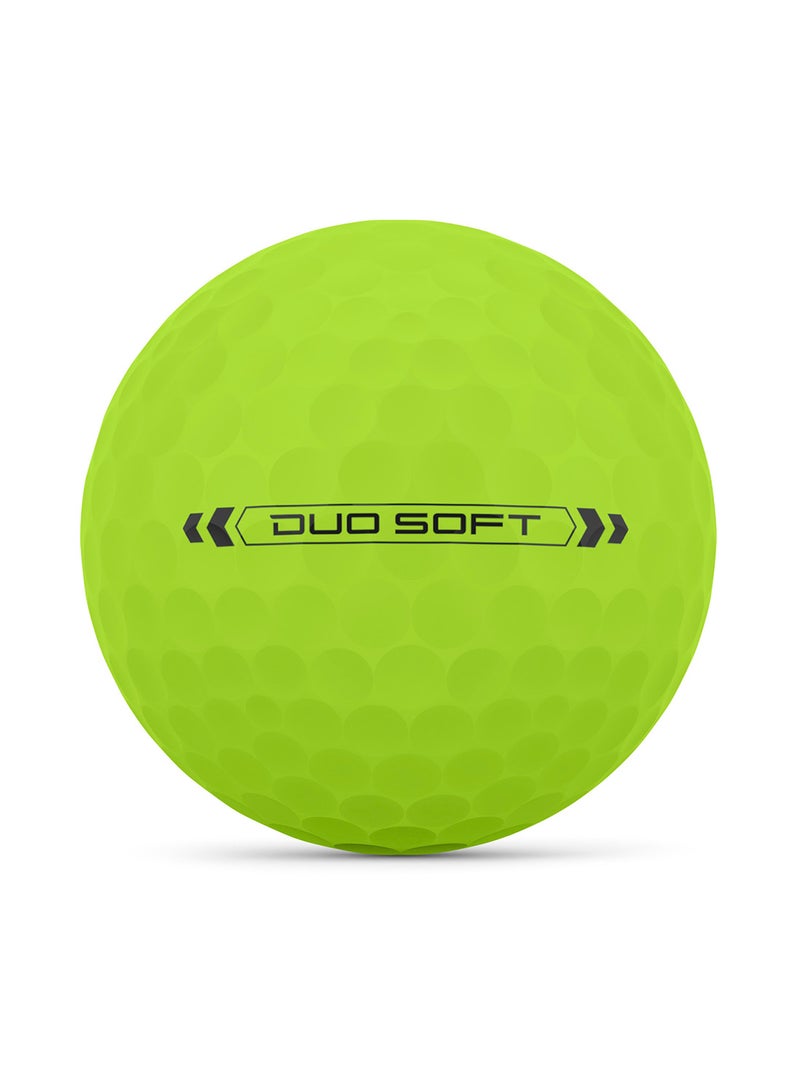 Staff Duo Green Golf Balls, Pack of 12