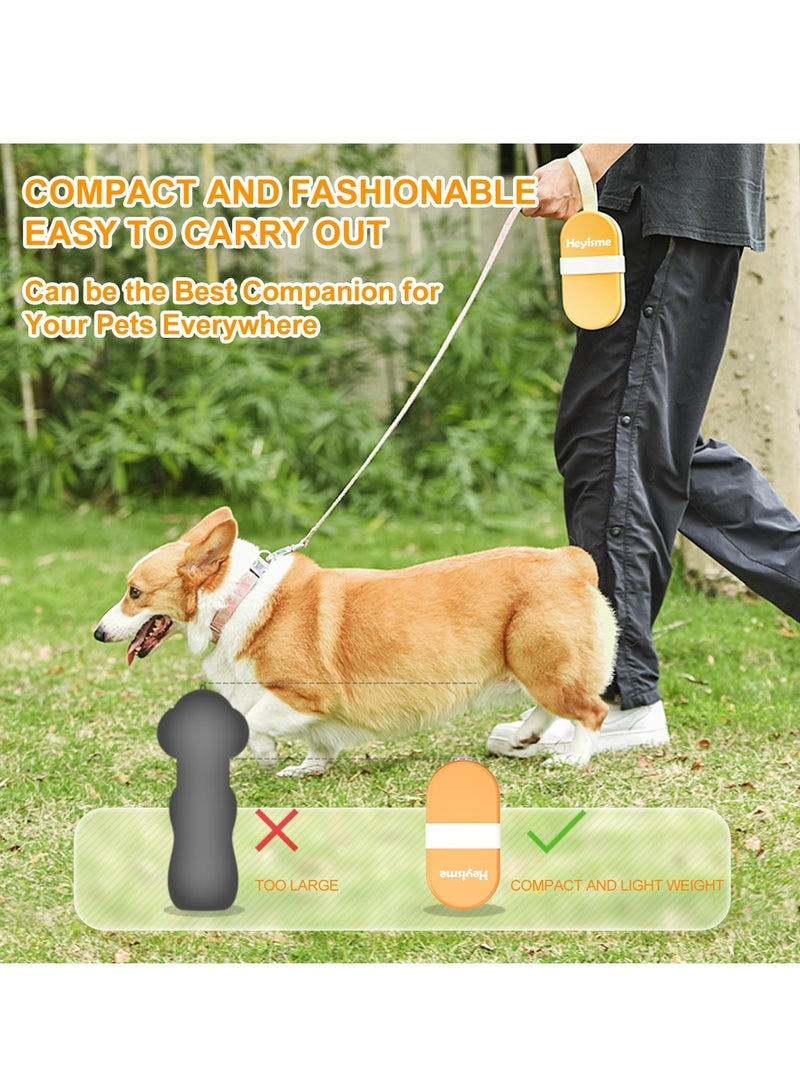 2-in-1 Portable Dog Water Bottle & Bowl - Leak Proof, Foldable Pet Dispenser for Hiking, Travel & Outdoor Adventures - Ideal for Dogs & Cats