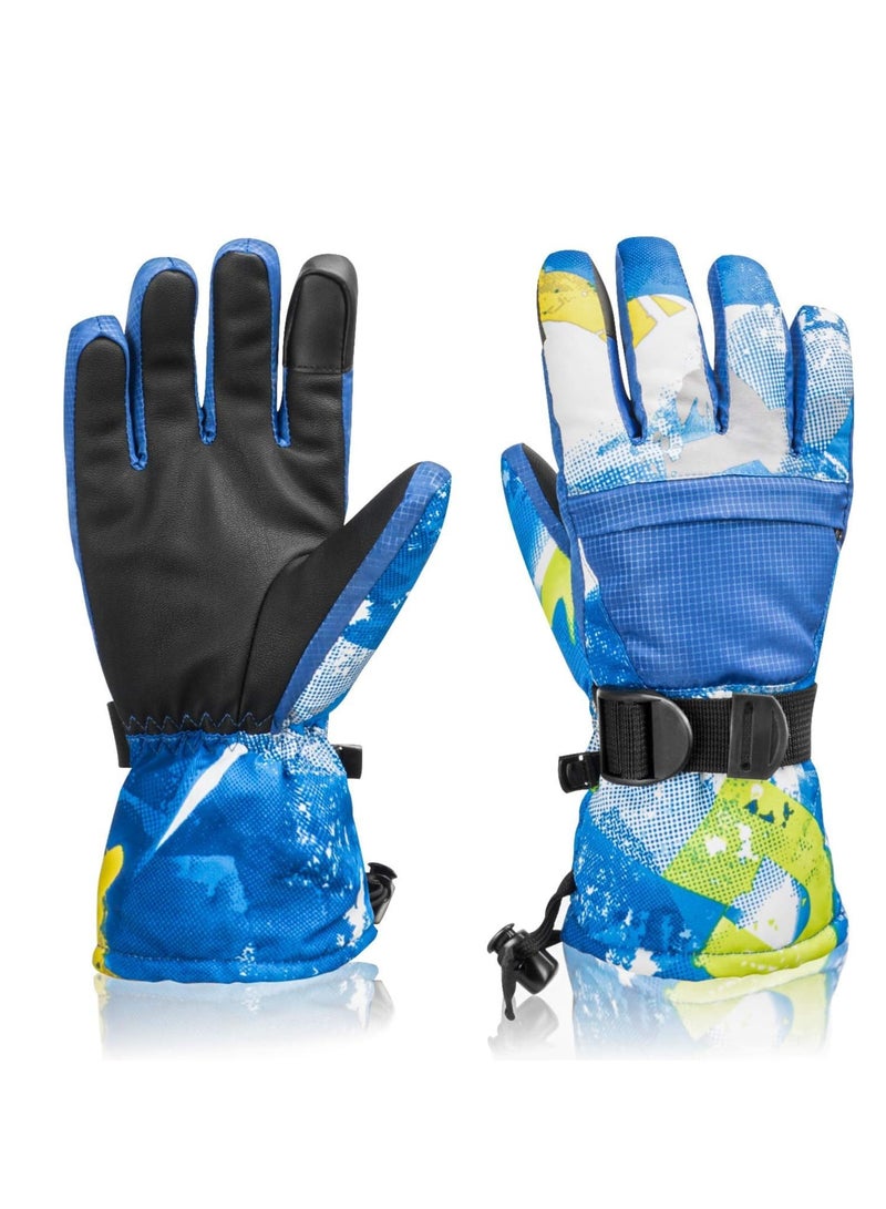 Winter Waterproof Ski & Cycling Gloves - Touchscreen, Breathable & Warm for Men, Women & Kids - Perfect for Snow Sports & Outdoor Activities