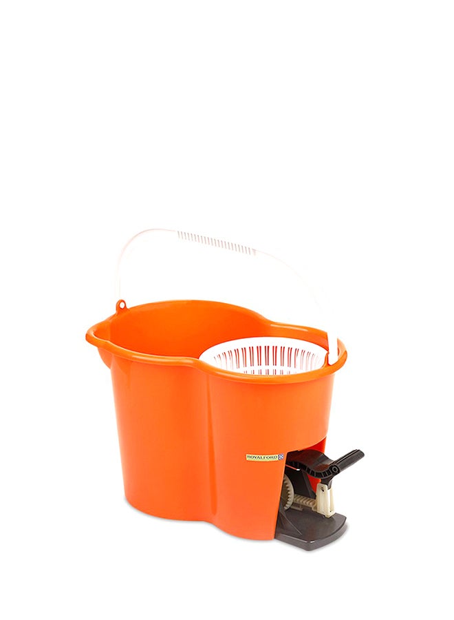 Spin Easy Mop With Bucket Orange/White/Silver/Black