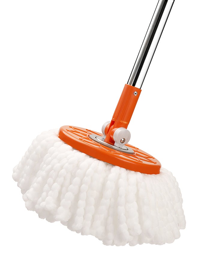 Spin Easy Mop With Bucket Orange/White/Silver/Black