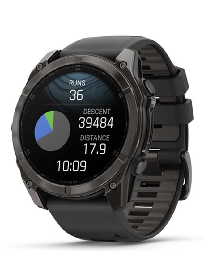 Fenix 8 - 51MM - Up To 48 Days Battery Life with Solar Charging - 1.4