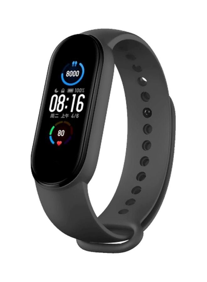 Replacement Strap For Xiaomi Mi Band 5 Dark Grey