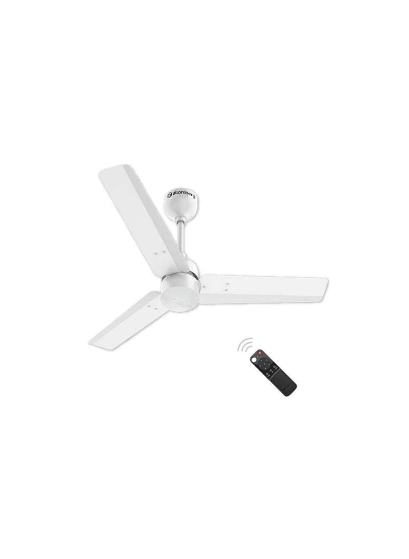 atomberg Renesa 900mm BLDC Ceiling Fan with Remote Control | BEE 5 star Rated Energy Efficient Ceiling Fan | High Air Delivery with LED Indicators | 2+1 Year Warranty (Gloss White)