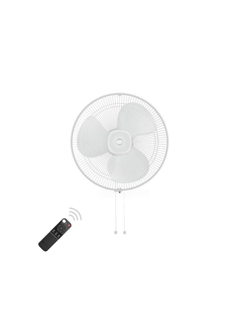 atomberg Renesa 400mm Wall Mount Fan | Wall Fans for Home | Silent BLDC Wall Fan | Remote with Timer & Sleep Control | 1+1 Year Warranty (Snow White)