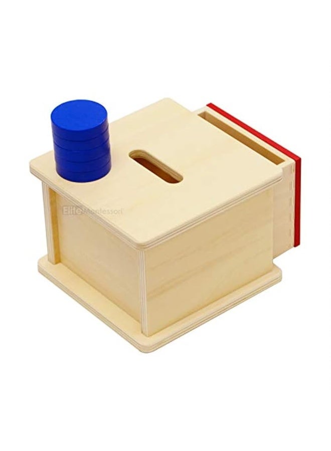 Elite Montessori Coin Box with Thicker Coins