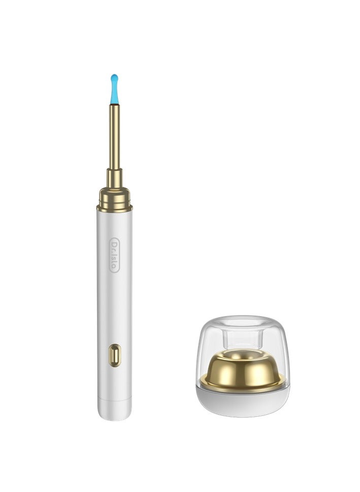 Dr. Isla P9 Intelligent Ear Pick with Camera Wireless WiFi Visual Ear Scoop Wax Cleaner Tool Bebird Wifi Smart Visual Ear Cleaner Wax Remover Endoscope Earpick Tool 500W High Precision Camera WIFI Android/IOS Connect Ear Cleaner Earwax Cleaner ( White )