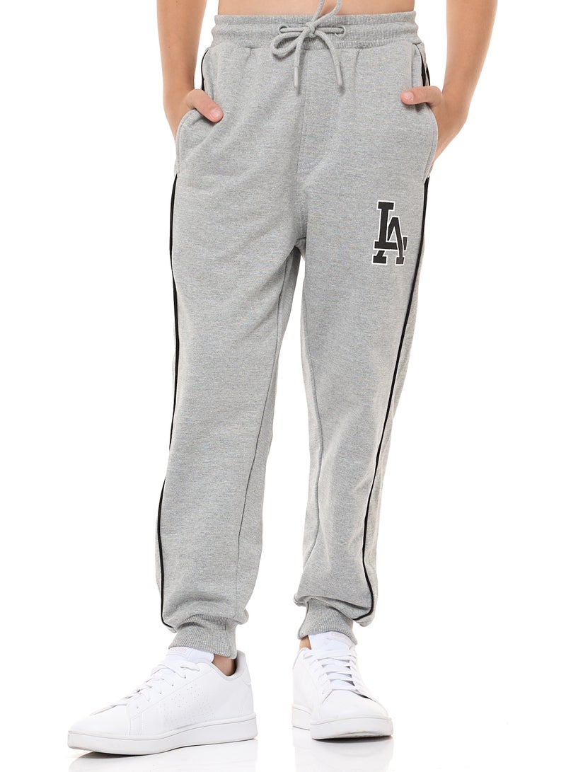 Boys' 2-Piece Hoodie and Jogger Set (8-14 yrs) Grey