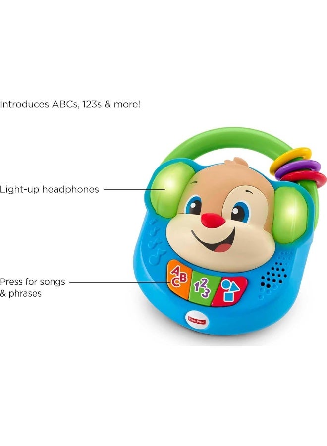 Fisher-Price Baby & Toddler Toy Laugh & Learn Sing & Learn Music Player Pretend Radio with Lights & Songs for Infants Ages 6+ Months