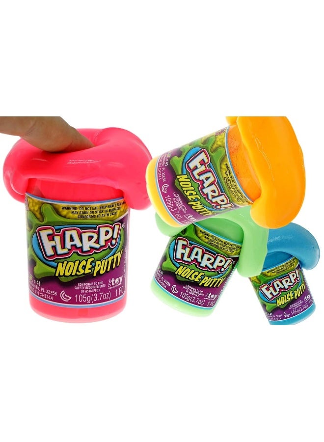 JA-RU Flarp Noise Putty Scented (3 Units Assorted) Passing Gas Noise Putty Squishy Sensory Toys for Easter, ADHD Autism Stress Toy, Great Party Favors Fidget for Kids & Adults Boys & Girls. 10041-3