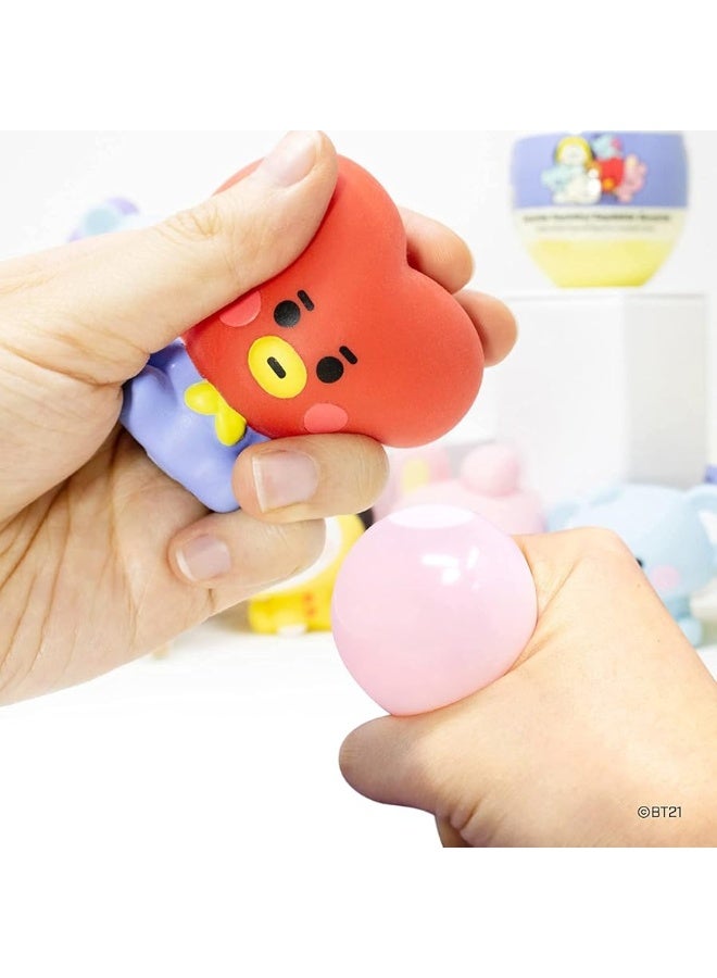 Hamee LINE Friends BT21 (Baby) [Surprise Capsule Series] Cute Water Filled Squishy Toy [Birthday Gift Bags, Party Favors, Gift Basket Filler, Stress Relief Toys] - 1 Pc. (Mystery - Blind Capsule)