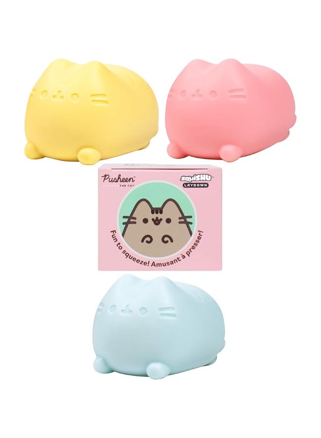 Hamee SquiSHU Pusheen The Cat Pull Stretchy Dough Fidget Squishy Sensory Toy  Soft Squeeze Ball Calming Soothing and Relaxing Gift for Kids Adults  1 Pc Mystery  Blind Box