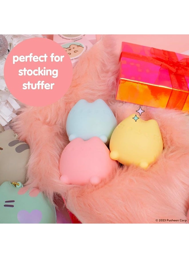 Hamee SquiSHU Pusheen The Cat Pull Stretchy Dough Fidget Squishy Sensory Toy  Soft Squeeze Ball Calming Soothing and Relaxing Gift for Kids Adults  1 Pc Mystery  Blind Box