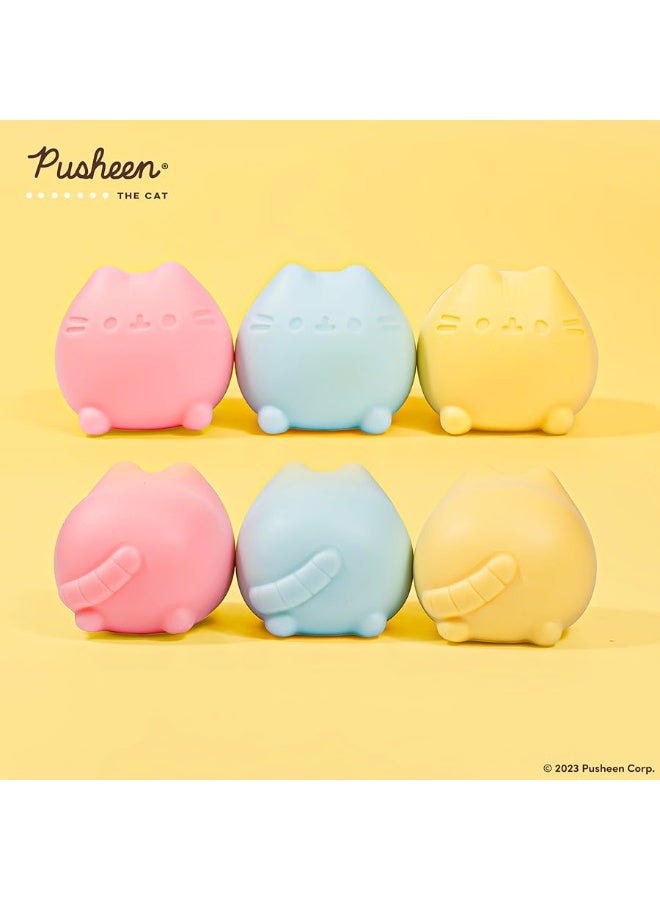 Hamee SquiSHU Pusheen The Cat Pull Stretchy Dough Fidget Squishy Sensory Toy  Soft Squeeze Ball Calming Soothing and Relaxing Gift for Kids Adults  1 Pc Mystery  Blind Box