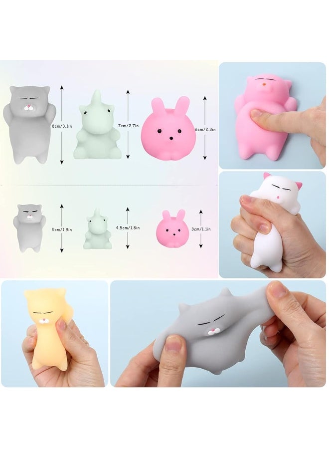 Squishies Mochi Squishy Toy 6Pcs Jumbo  MiniParty Favors for Kids Stress Reliever Anxiety ToysMini Kawaii Fidget ToysPinata Stuffers FillerEaster Basket StuffersValentines Sock Stuffers