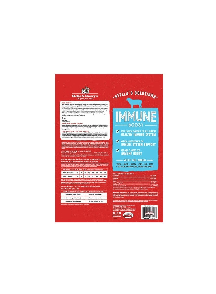 Stella & Chewys Immune Boost Grass Fed Lamb Recipe 13oz, Stella & Chewys pet food, Stella's Solutions, Stella & Chewy dog food, Stella Solutions for dog, natural pet food; natural chicken dog food, best pet food for dog, Dog food,