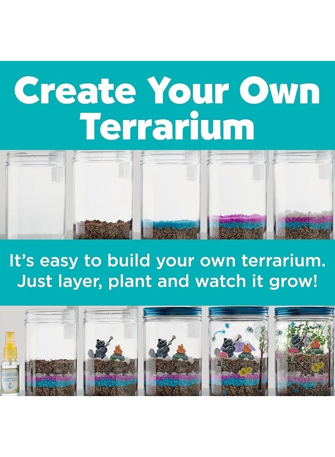 Creativity for Kids Grow 'N Glow Terrarium Kit for Kids - Educational Science Kits Ages 6-8+, Kids Gifts for Boys and Girls, Craft and STEM Projects