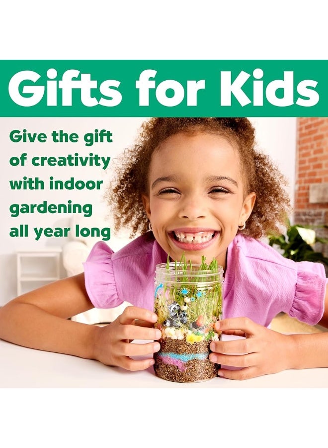 Creativity for Kids Grow 'N Glow Terrarium Kit for Kids - Educational Science Kits Ages 6-8+, Kids Gifts for Boys and Girls, Craft and STEM Projects