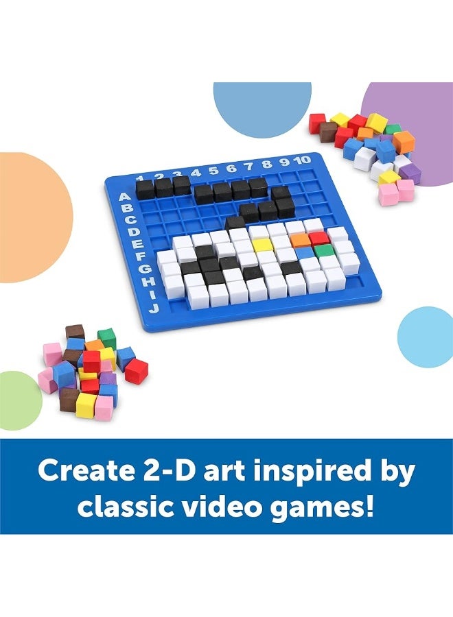 Learning Resources STEM Explorers Pixel Art Challenge 402 Pieces Ages 5 STEM Toys For Kids Coding Basics For Kids STEM Activities For Classroom Medium