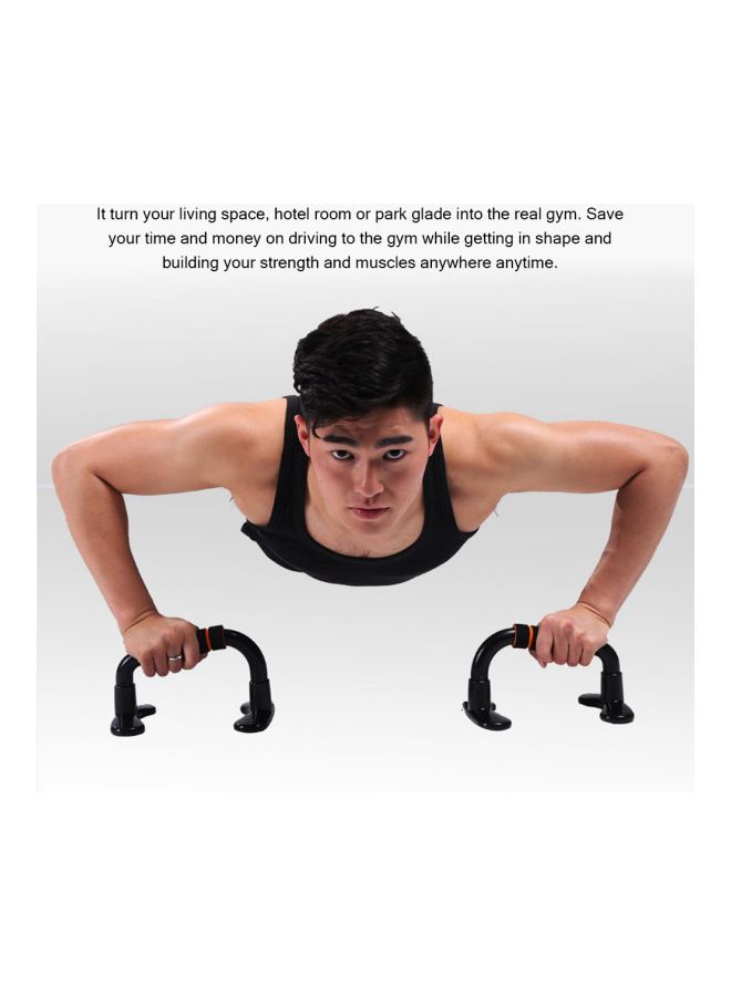 2-Piece Push-up Trainer 23x8x13centimeter