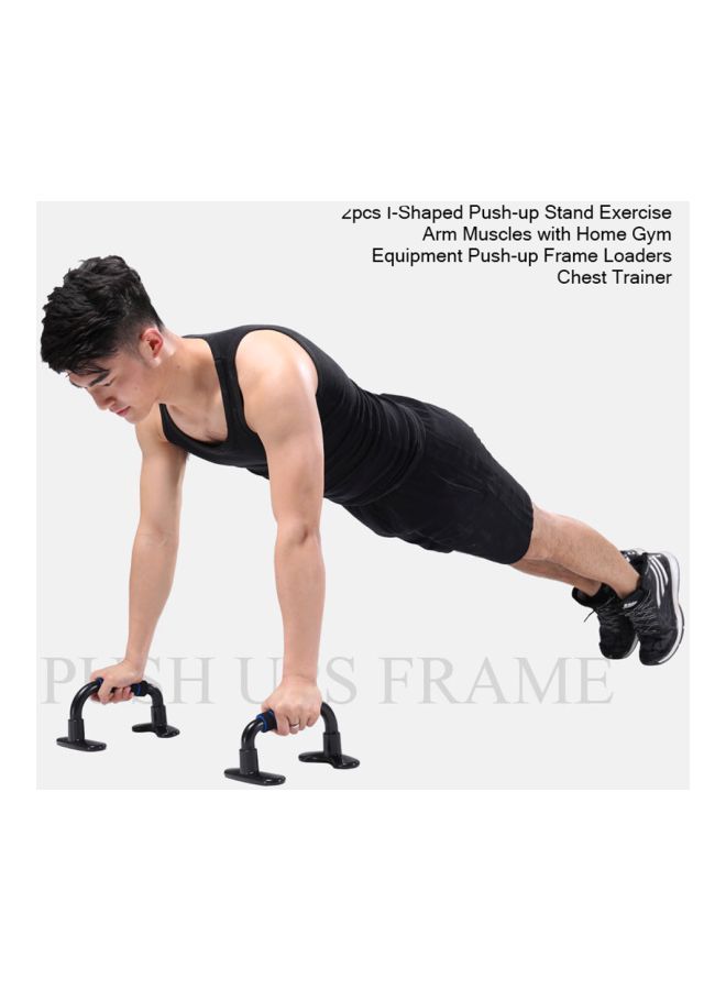 2-Piece Push-up Trainer 23x8x13centimeter