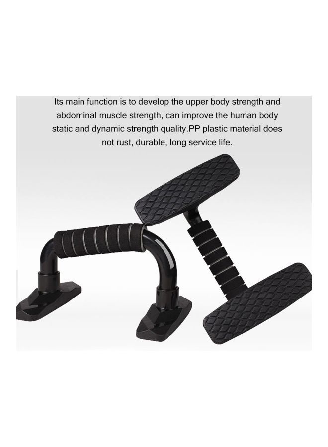 2-Piece Push-up Trainer 23x8x13centimeter