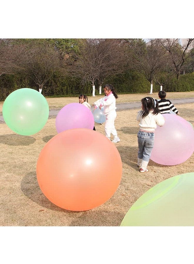 2Pcs Water Bubble Ball For Kids Toy Inflatable Jelly Bubble Balloon Ball For Adults Kids Bounce Ball Beach Garden Ball Soft Rubber Ball Outdoor Party Large