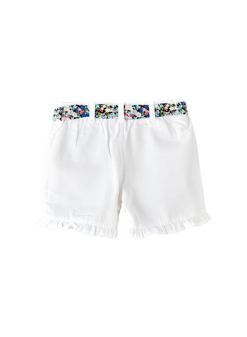 Sunshine Sprints: Girls' Soft Shorts Playful Comfort & Summer Adventures