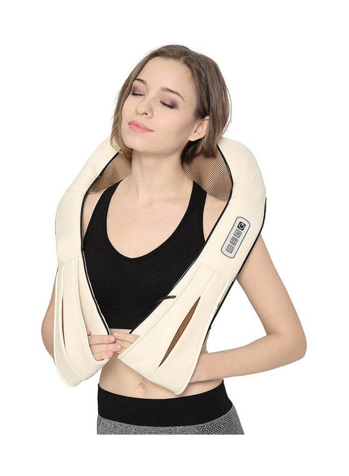 Shiatsu Neck and Back Massager with Soothing Heat, Nekteck Electric Deep Tissue 3D Kneading Massage Pillow for Shoulder, Leg, Body Muscle Pain Relief, Home, Office, and Car Use