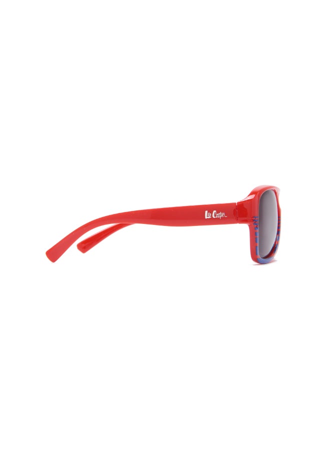 Kids' Polarized Sunglasses Red Frame Grey Lens - 52mm Lens - LCK108C02