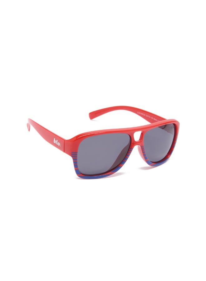 Kids' Polarized Sunglasses Red Frame Grey Lens - 52mm Lens - LCK108C02