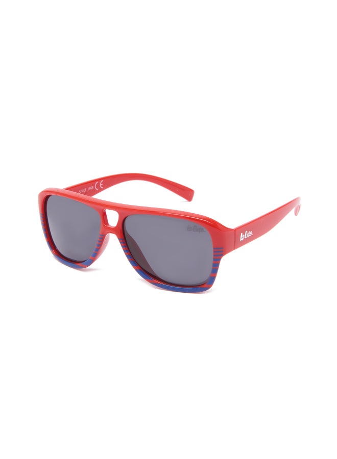 Kids' Polarized Sunglasses Red Frame Grey Lens - 52mm Lens - LCK108C02